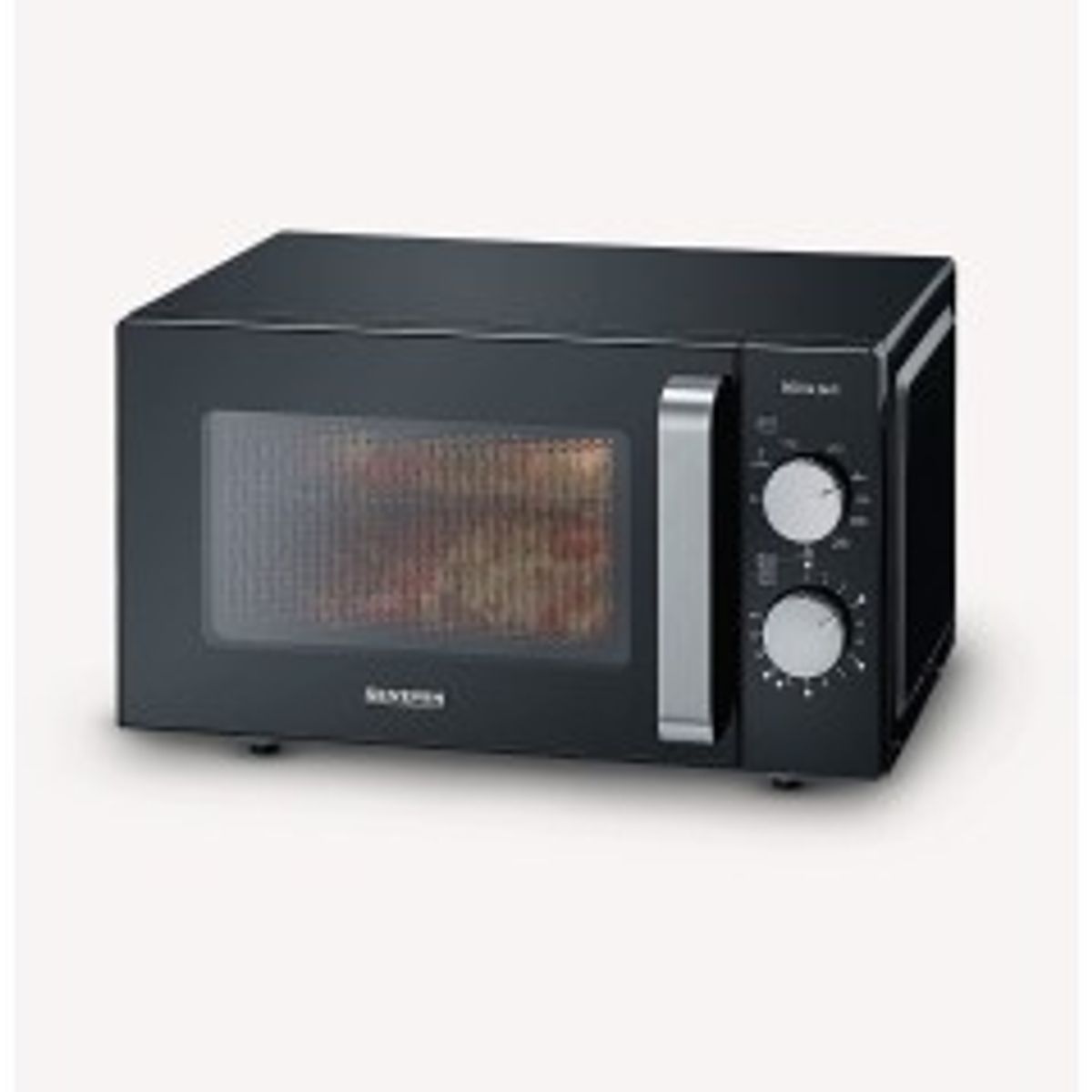 SEVERIN Mikrobølgeovn med grill Fritstående 800W 20liter Sort/rustfrit stål