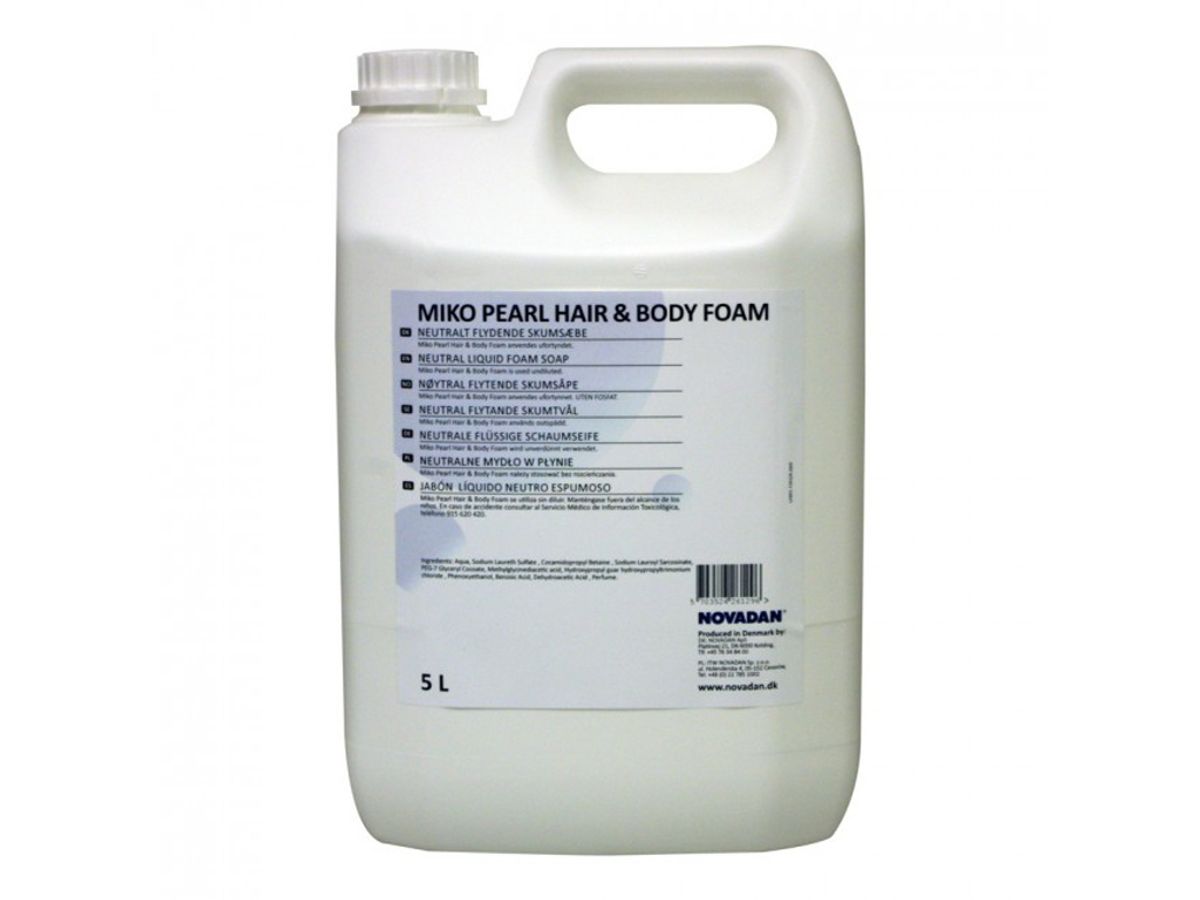 Shampoo Hair & Body Miko Pearl Foam 5 Liter