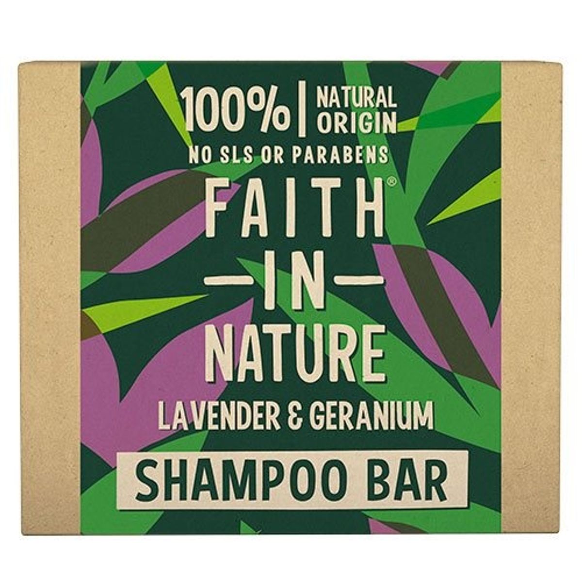 Shampoobar Lavendel & Geranium - 85 gram