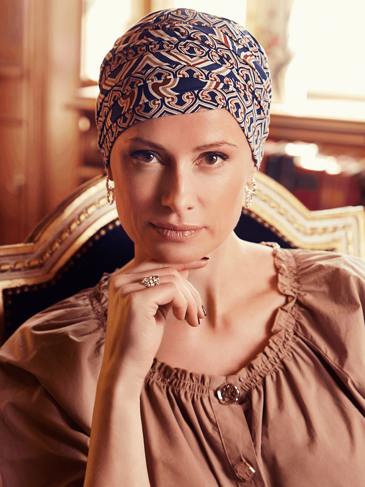 Shanti Turban | Endless Shapes of Blue