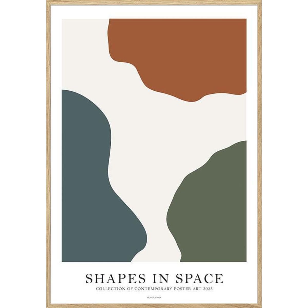 Shapes in space no. 1 - grafisk plakat