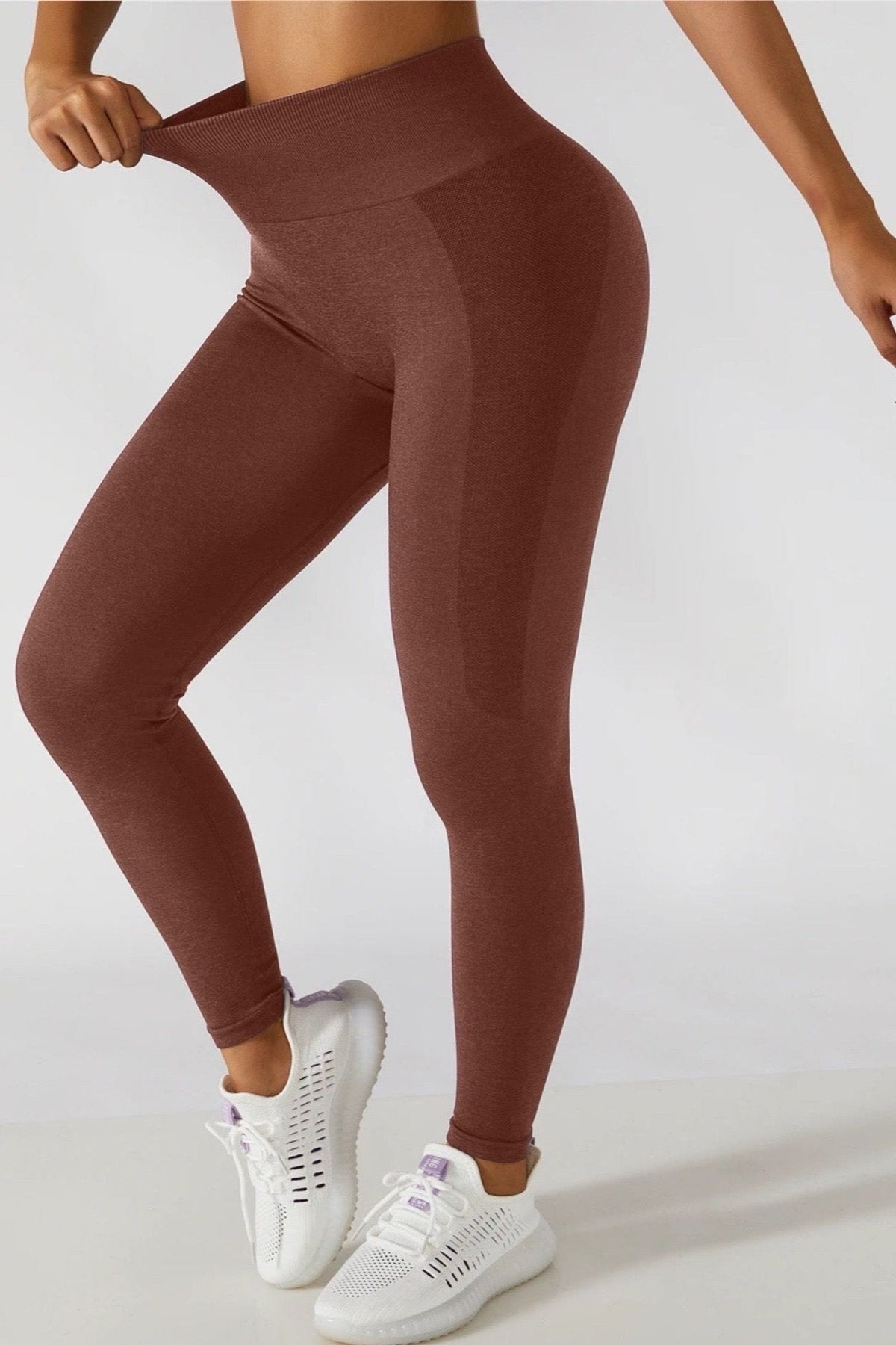 SHAPESHIFT scrunch leggings GoldenBrown - Medium / GoldenBrown