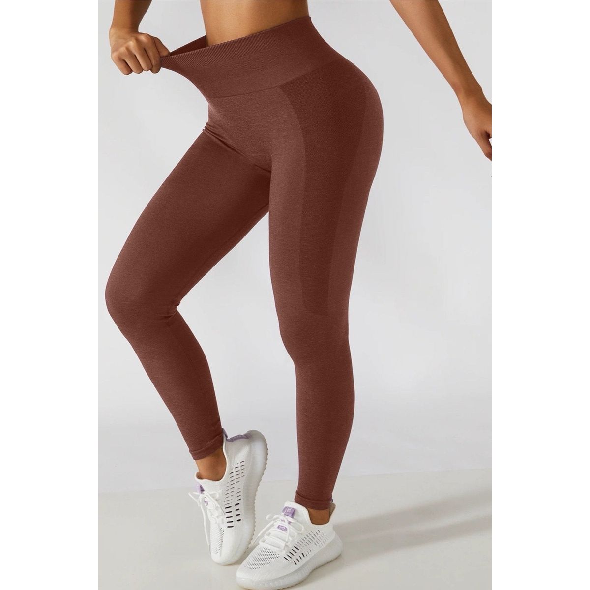 SHAPESHIFT scrunch leggings GoldenBrown - Small / GoldenBrown