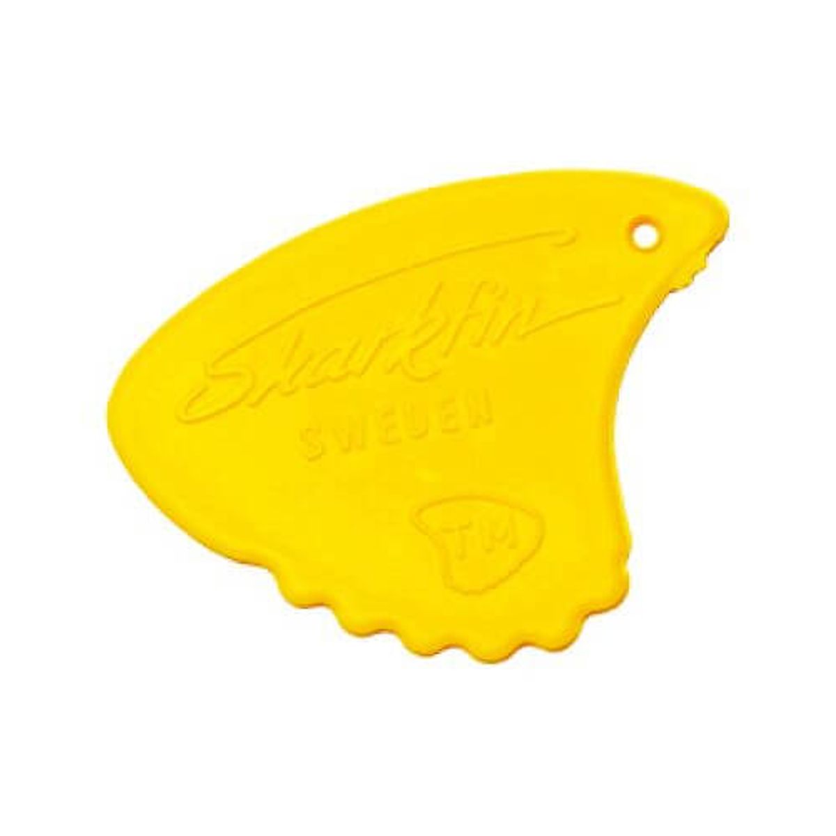 Sharkfin GP 105 Relief, Medium, Yellow plektre (12 stk)