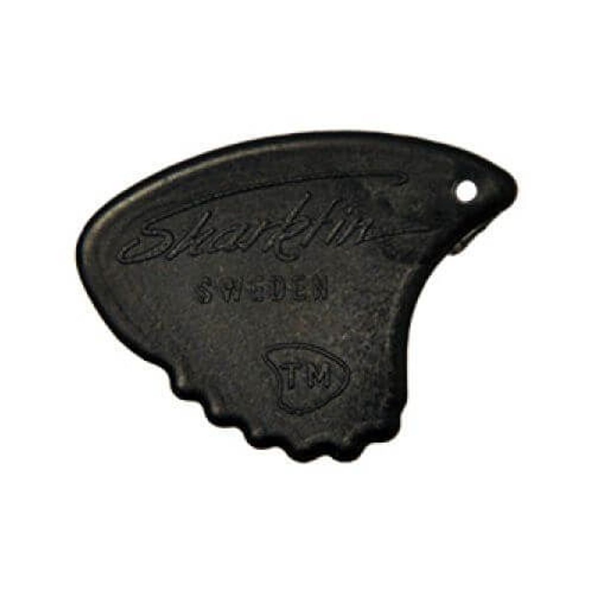 Sharkfin GP 107 Relief, Super Hard, Black plektre