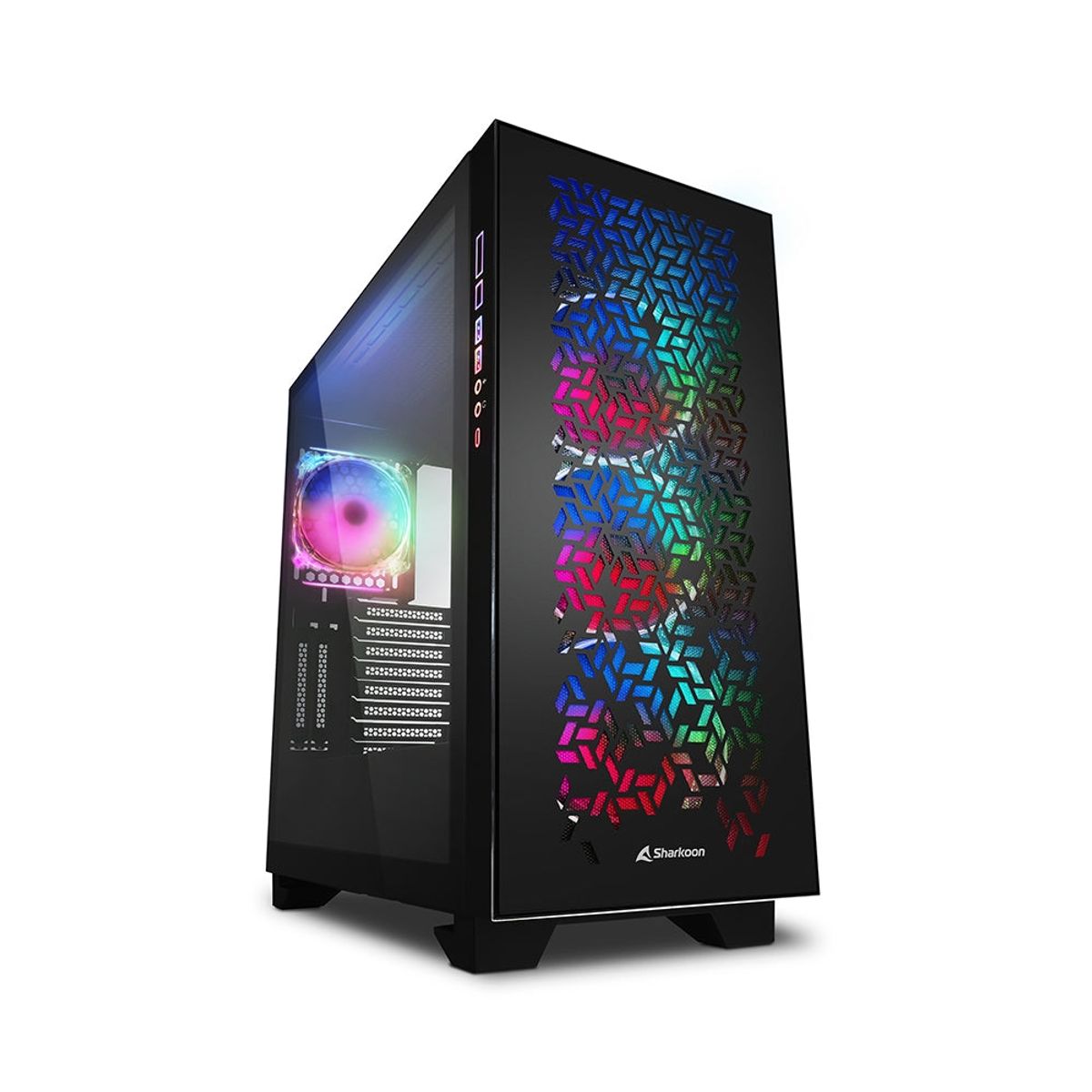 Sharkoon ELITE SHARK CA300H Black, big tower case