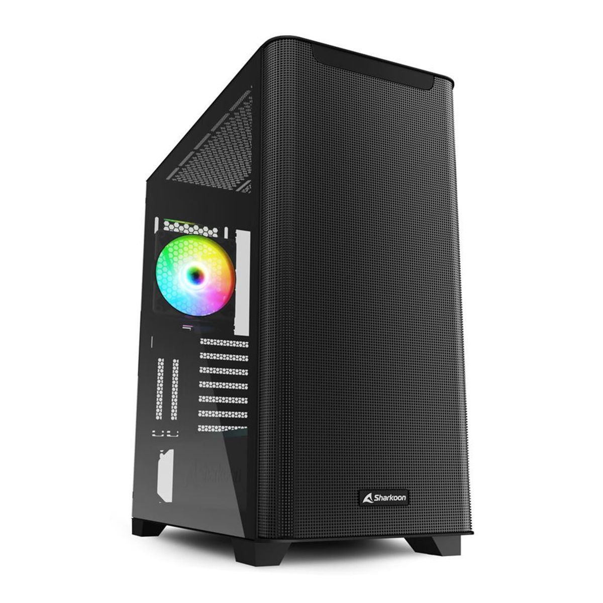 Sharkoon M30 RGB, tower case (black, tempered glass)