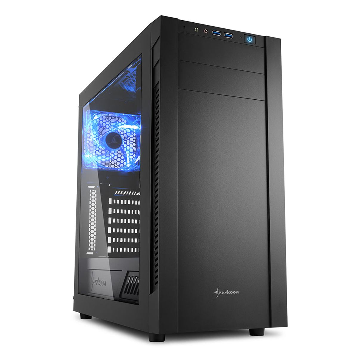 Sharkoon S25-W - USB 3.0 - ATX - microATX - Mini-ITX - with window