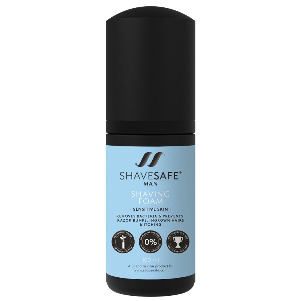 ShaveSafe Man Shaving Foam 100 ml - Sensitive Skin