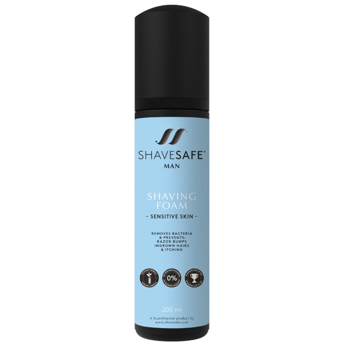 ShaveSafe Man Shaving Foam 200 ml - Sensitive Skin