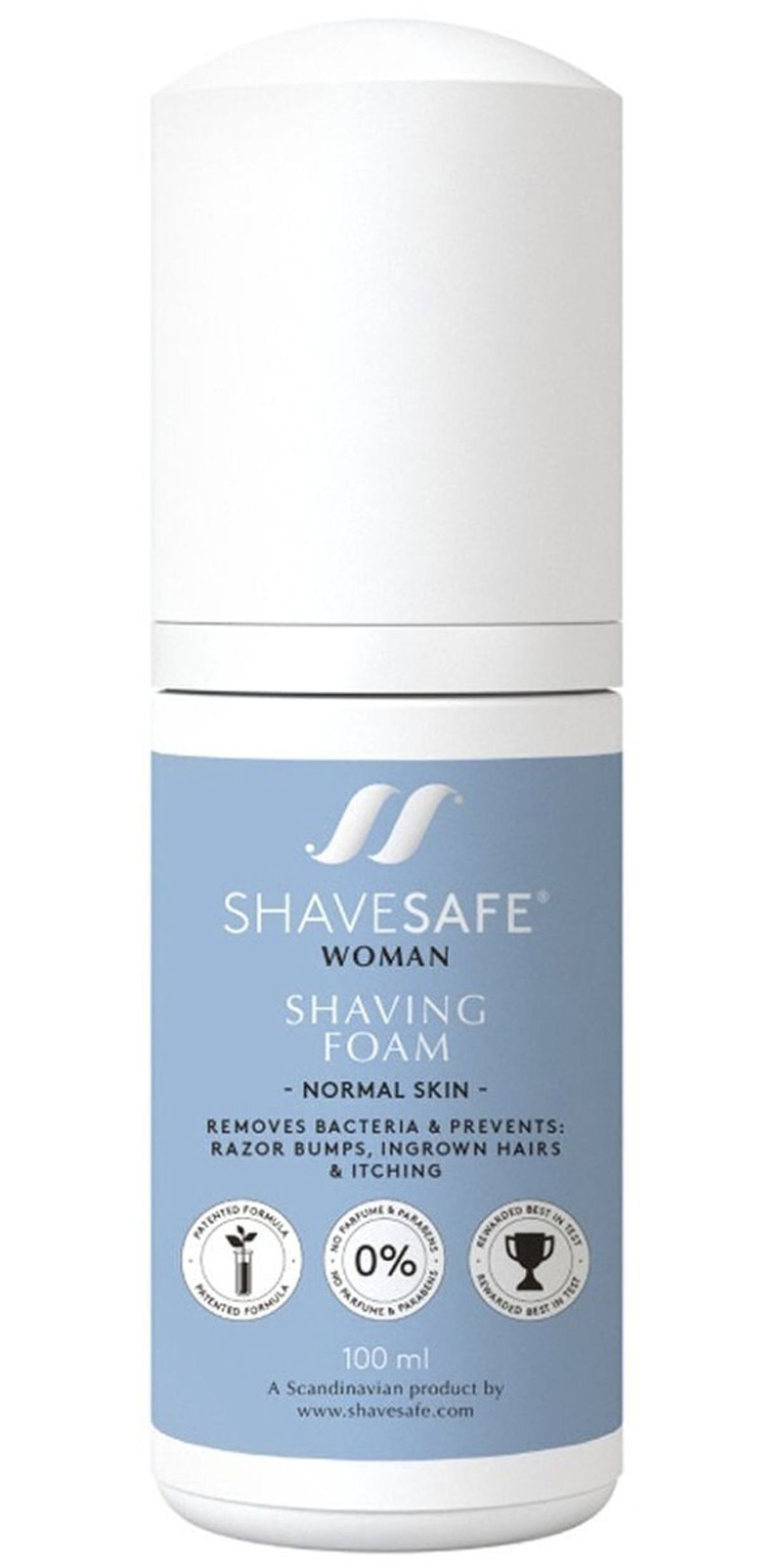 Shavesafe woman shaving foam normal skin 100ml