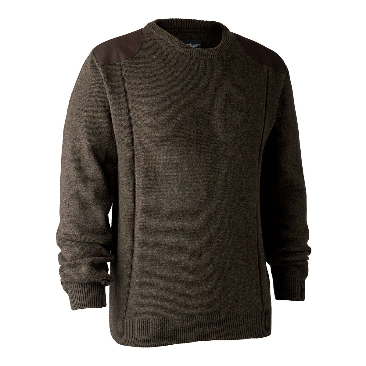 Sheffield Strik med rund hals - Dark Elm - 2XL