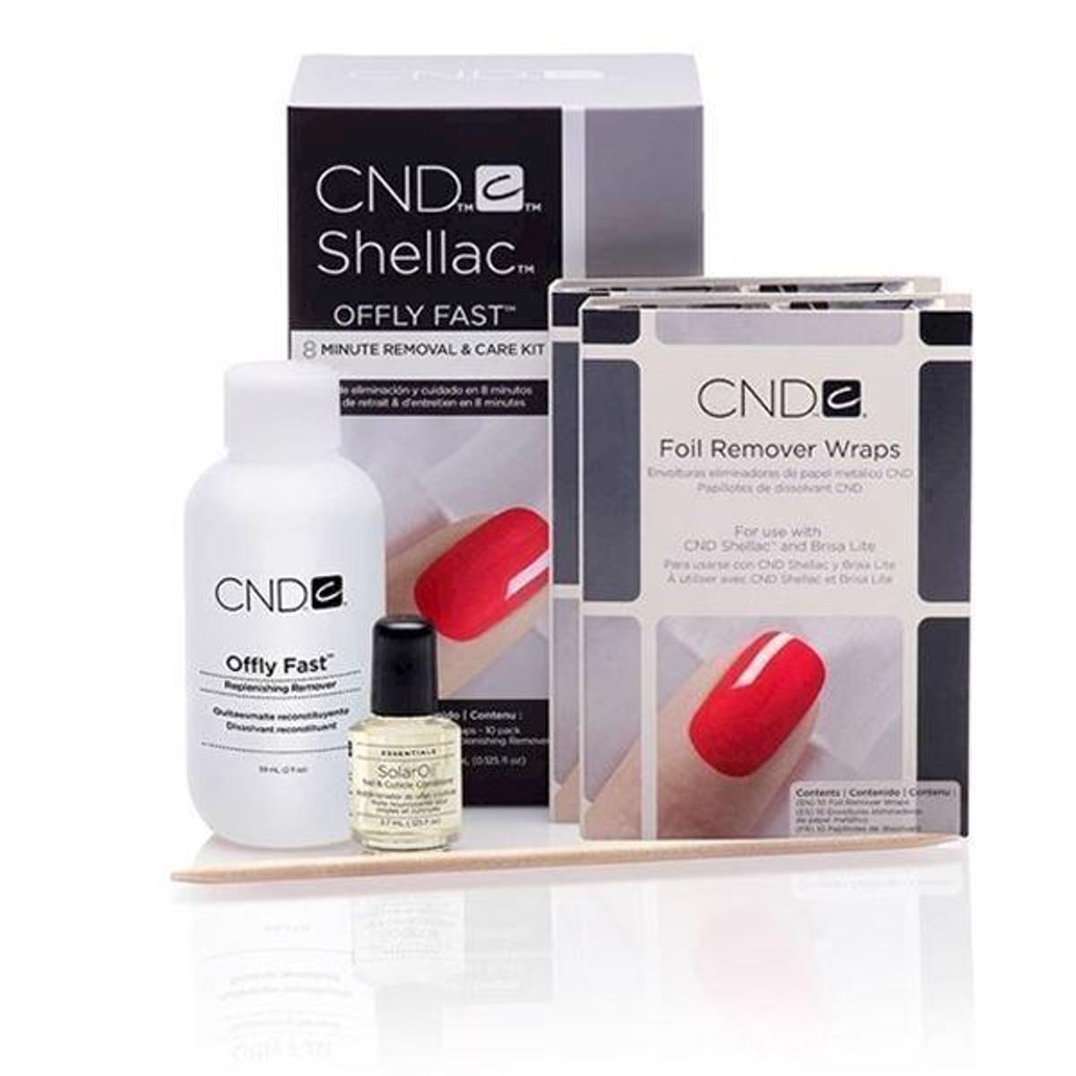 Shellac Remover Kit til at fjerne Shellac, CND