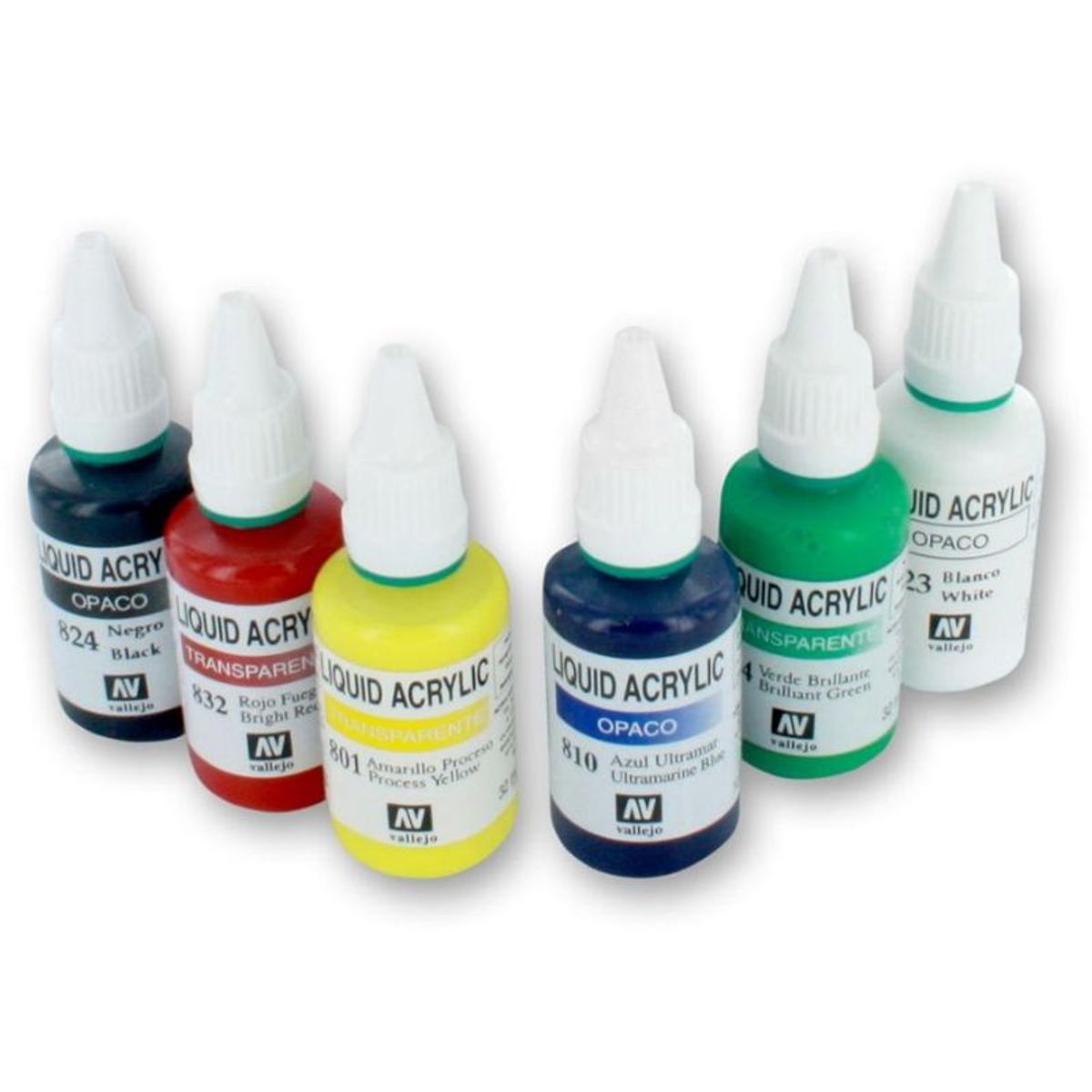 Shesto SprayCraft Akryl Airbrush Malingssæt 6 x 32 ml