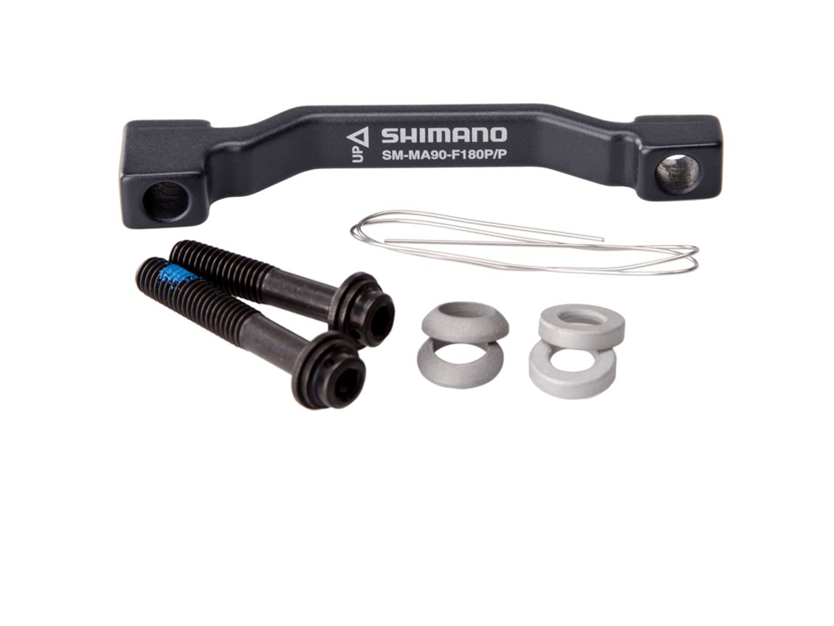 Shimano Adapter til forbremsekaliber - 180mm rotor - Post/Post