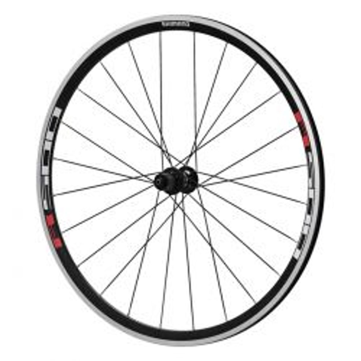 Shimano Baghjul 10s Sort/rød Wh-r501-a Til Dæk Og Slange - Cykelhjul