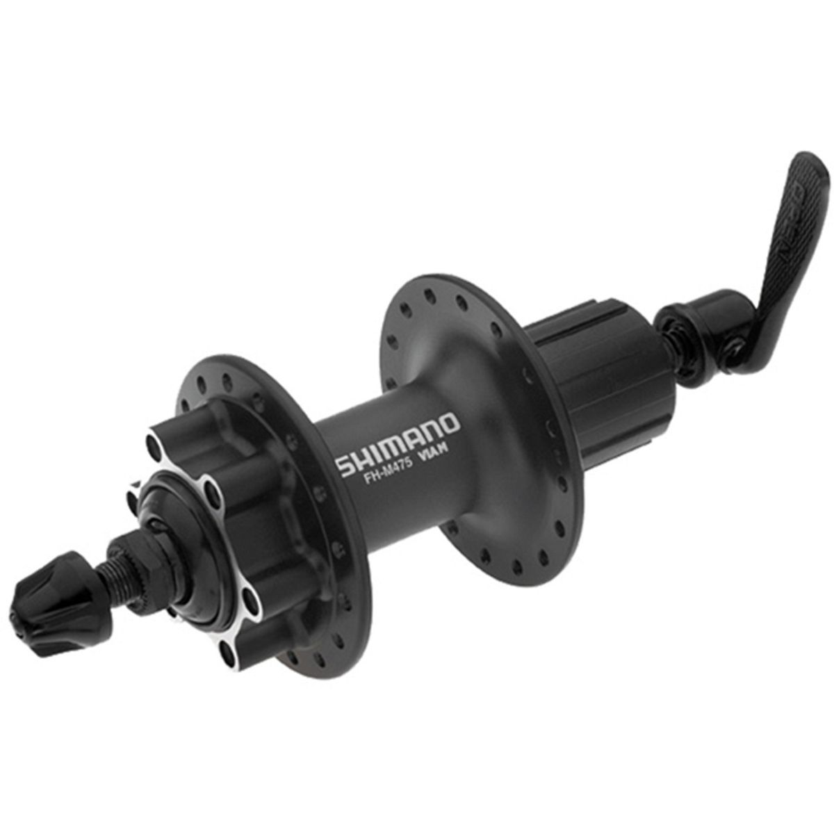 Shimano Bagnav 8/9/10s 135/36h FH-M475 - Sort