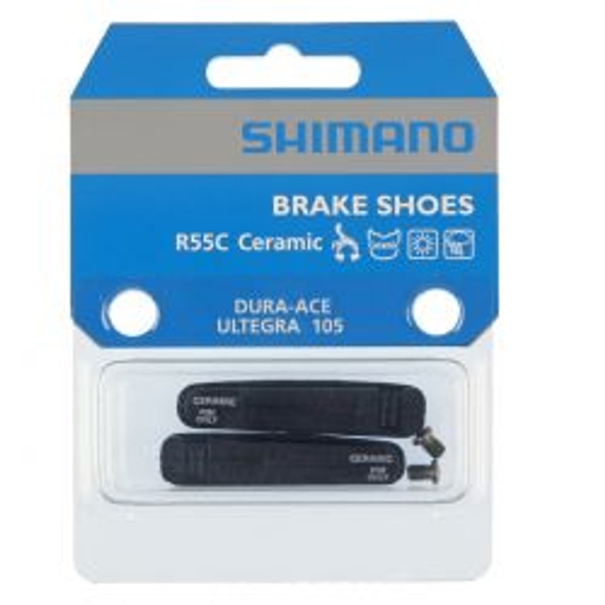 Shimano Bremseklods Dura-ace Ceramic 1 Par 55 Mm - Cykel bremseklods