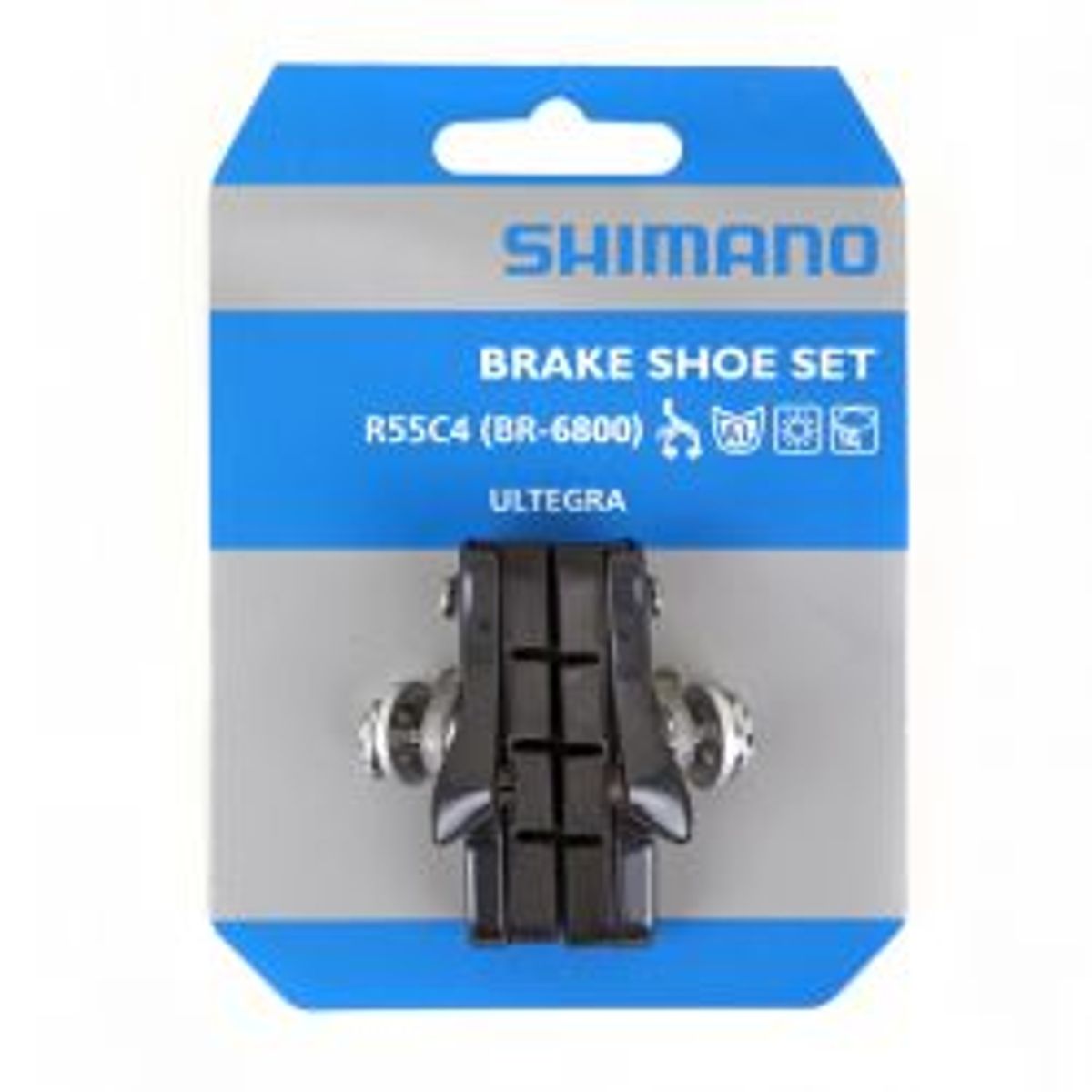 Shimano Bremseklods Ultegra 6800 1 Par Grå Cartridge - Cykel bremseklods