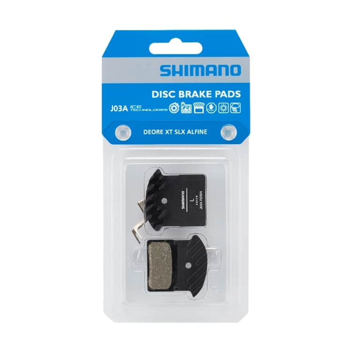 Shimano Deore J03A Bremseklodser med Køleribber