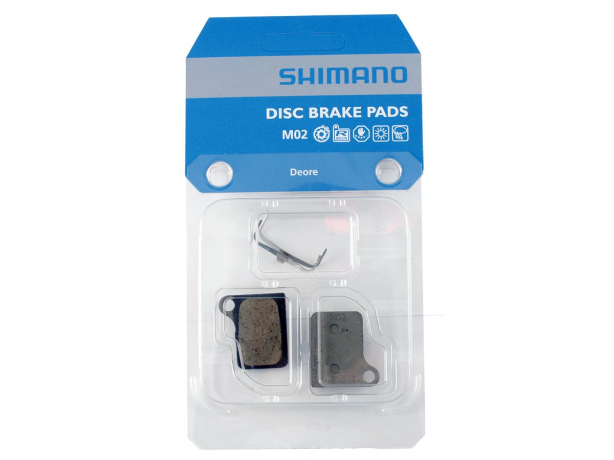 Shimano Deore M555 Bremseklods til disk - Type Resin M02