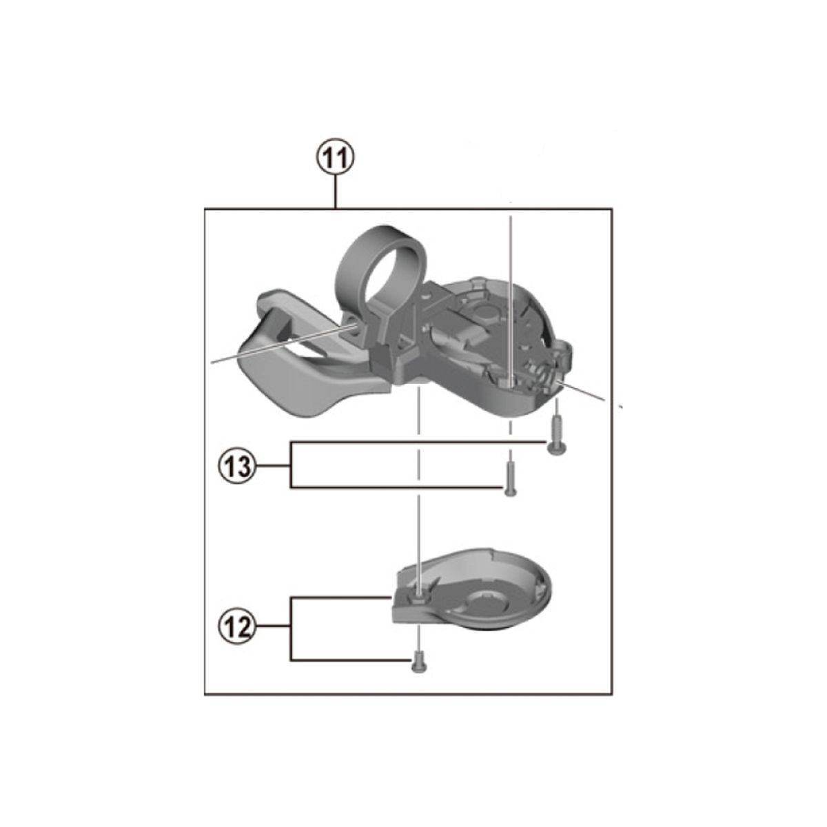 Shimano Deore - Unit til skiftegreb - SL-M5100