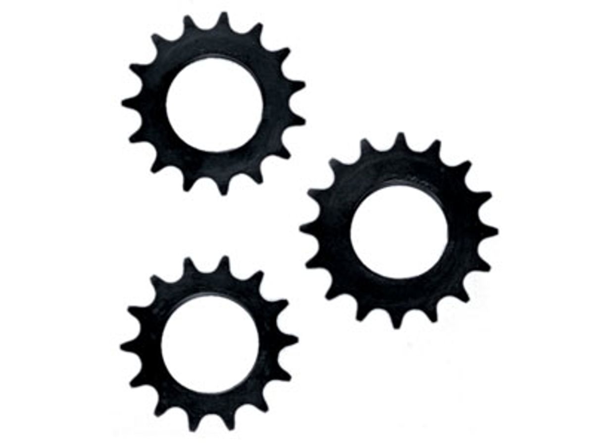 Shimano Dura Ace - 15 tands tandhjul med gevind - Til banecykler