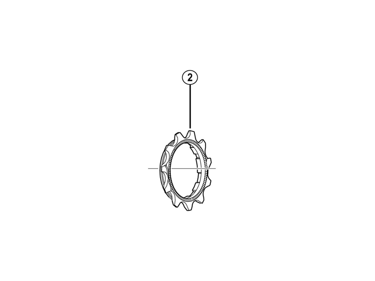 Shimano HG50 - Tandhjul 11 tands til 10 gears kassette- CS-HG50-10