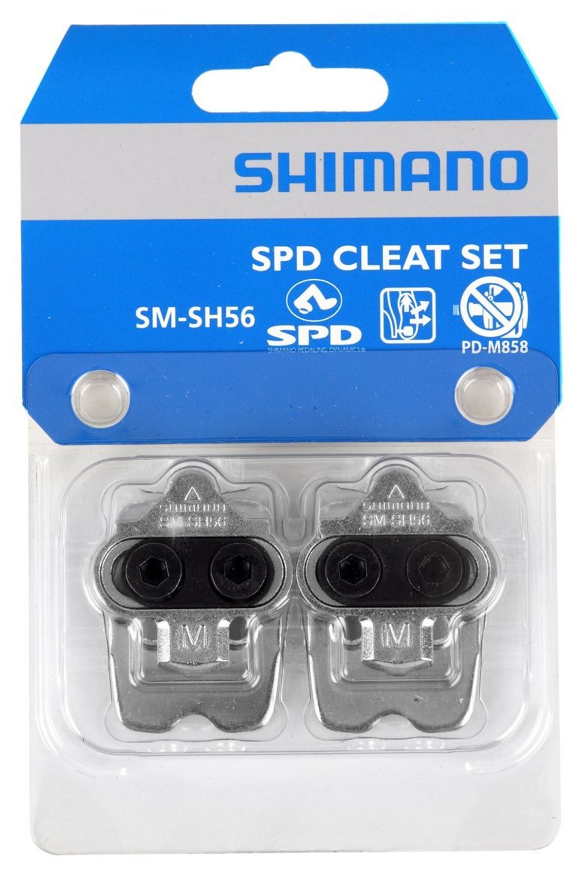 Shimano Klampe SH56 til mtb inkl. Plade SM-SH56 (Multi-Release)