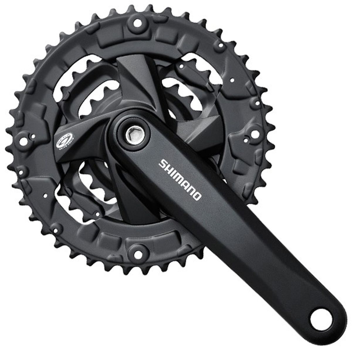 Shimano Kranksæt 9 Speed - Altus FC-M371 - 44T 175mm (123mm firkant)