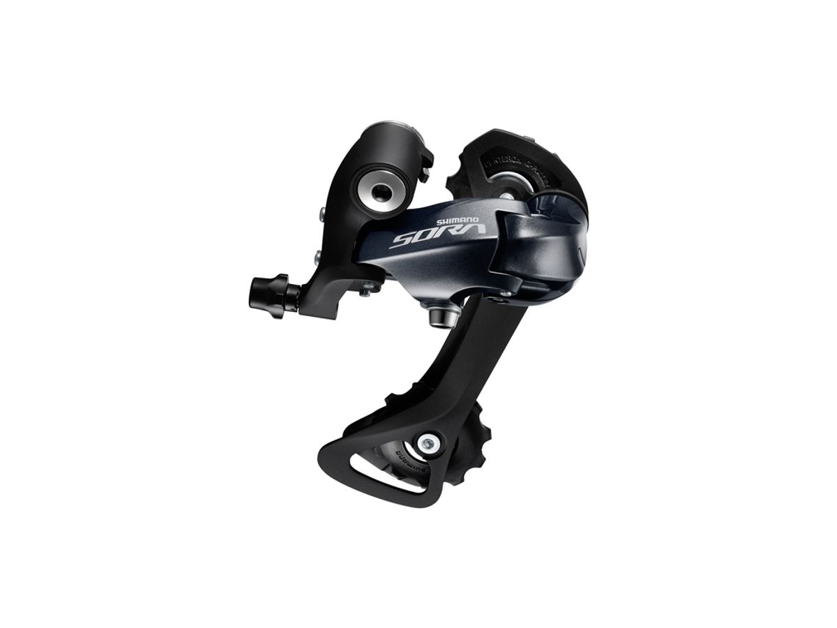 Shimano Sora RD-R3000-GS - Bagskifter - 3 x 8/9 gear med lang laske sort