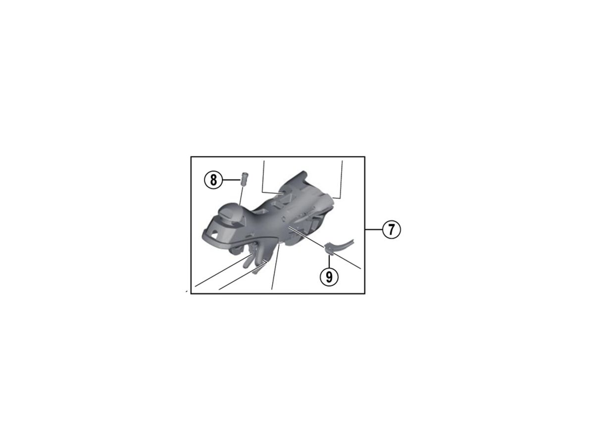 Shimano Tiagra - Skiftemekanisme - Til højre STI-greb - ST-4700