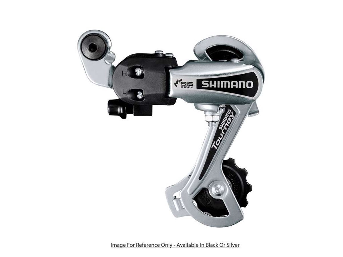 Shimano Tourney - Bagskifter RD-TY21-B-SS - 1/2 klinger og 6 gears kassette