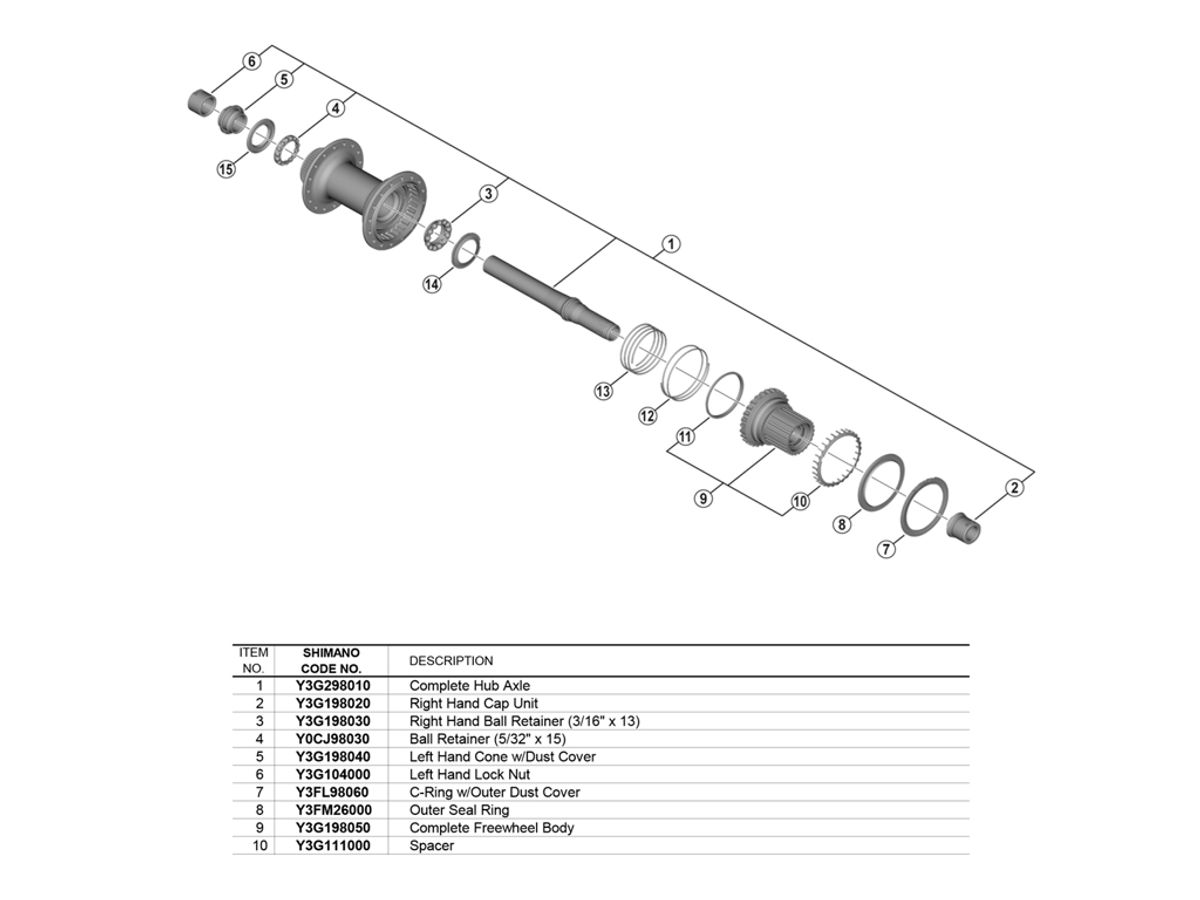 Shimano XT - Bagaksel 157mm til Boost bagnav - FH-M8130-B