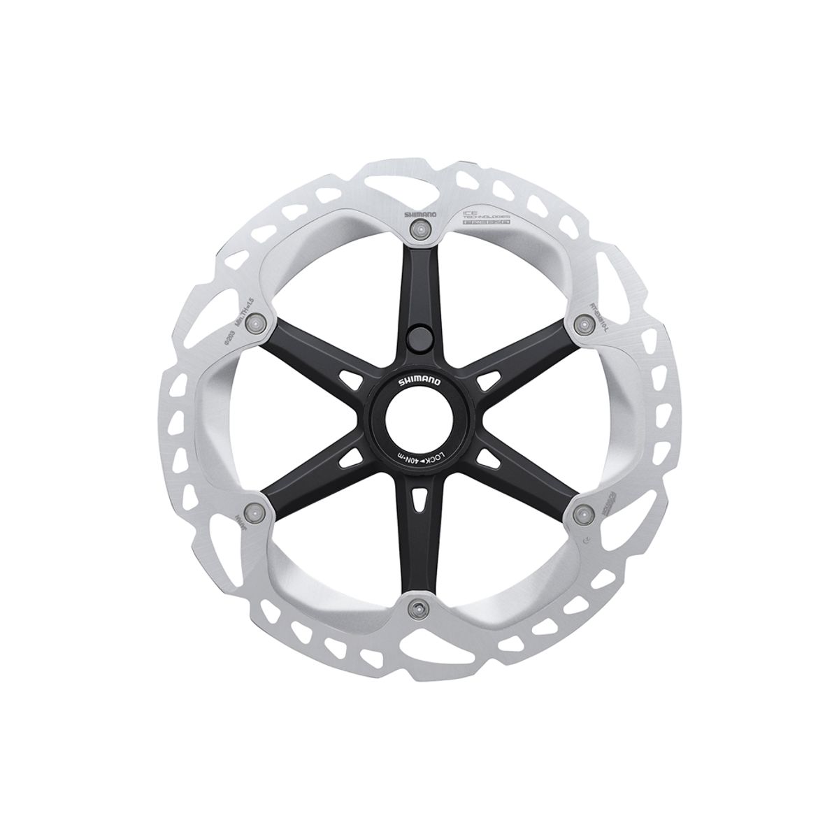 Shimano XT Rotor - Ice-Tech EM810-INT - 203 mm med Ice-Tech Freeza - Til center lock