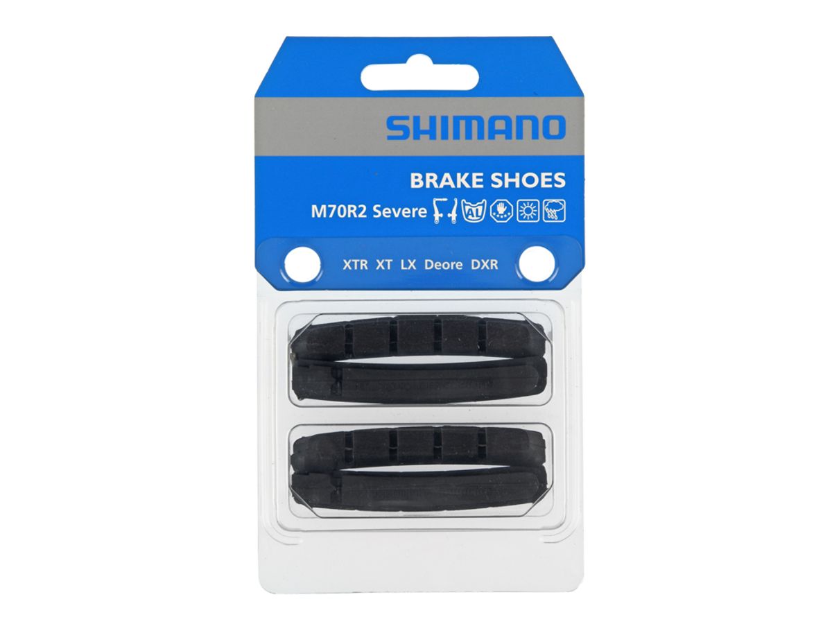 Shimano XTR - Bremsegummi - 2 x 2 stk - V-Bremse - M70R2