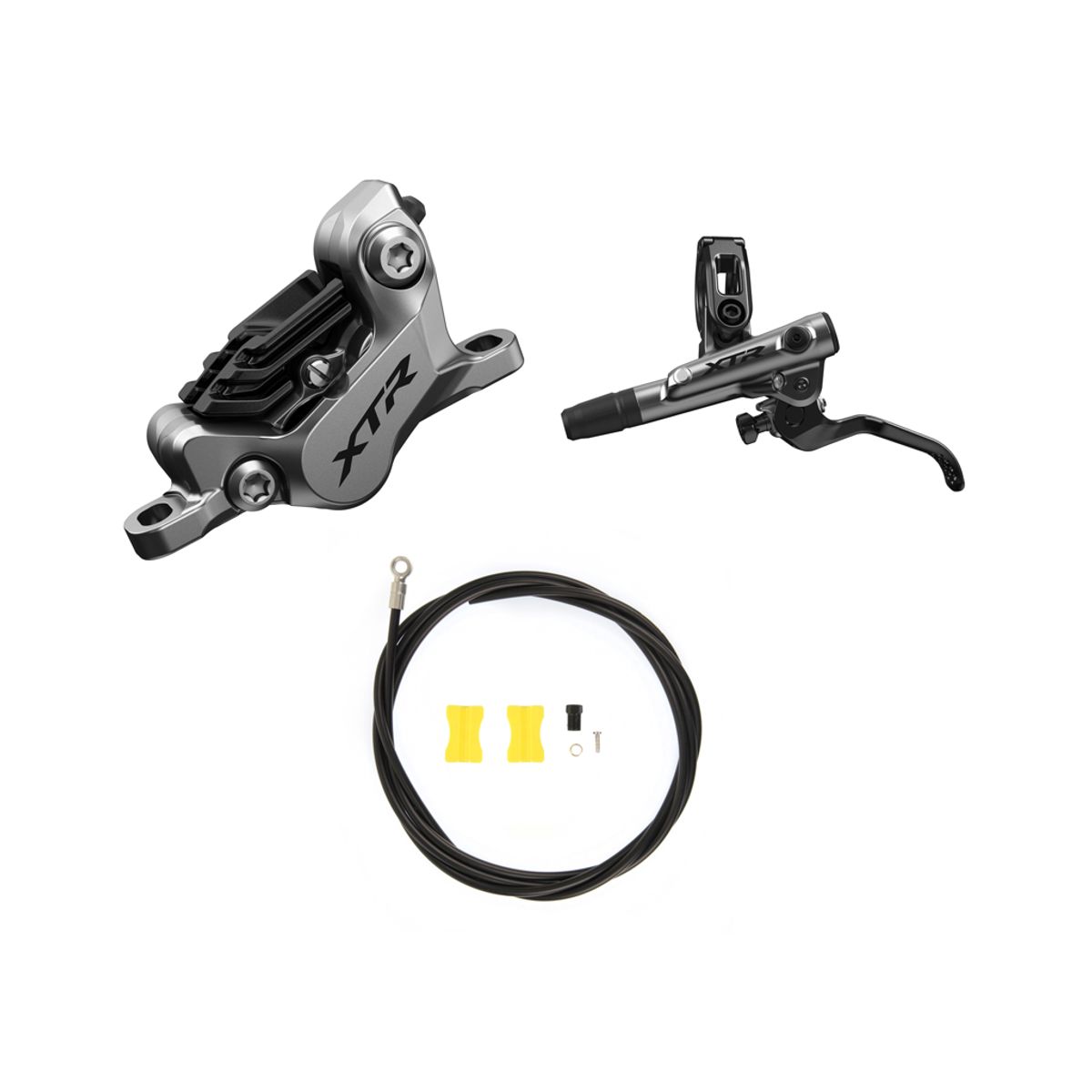 Shimano XTR Trail M9120-PSA - Hydraulisk bremsesæt - For/venstre - Resin klodser