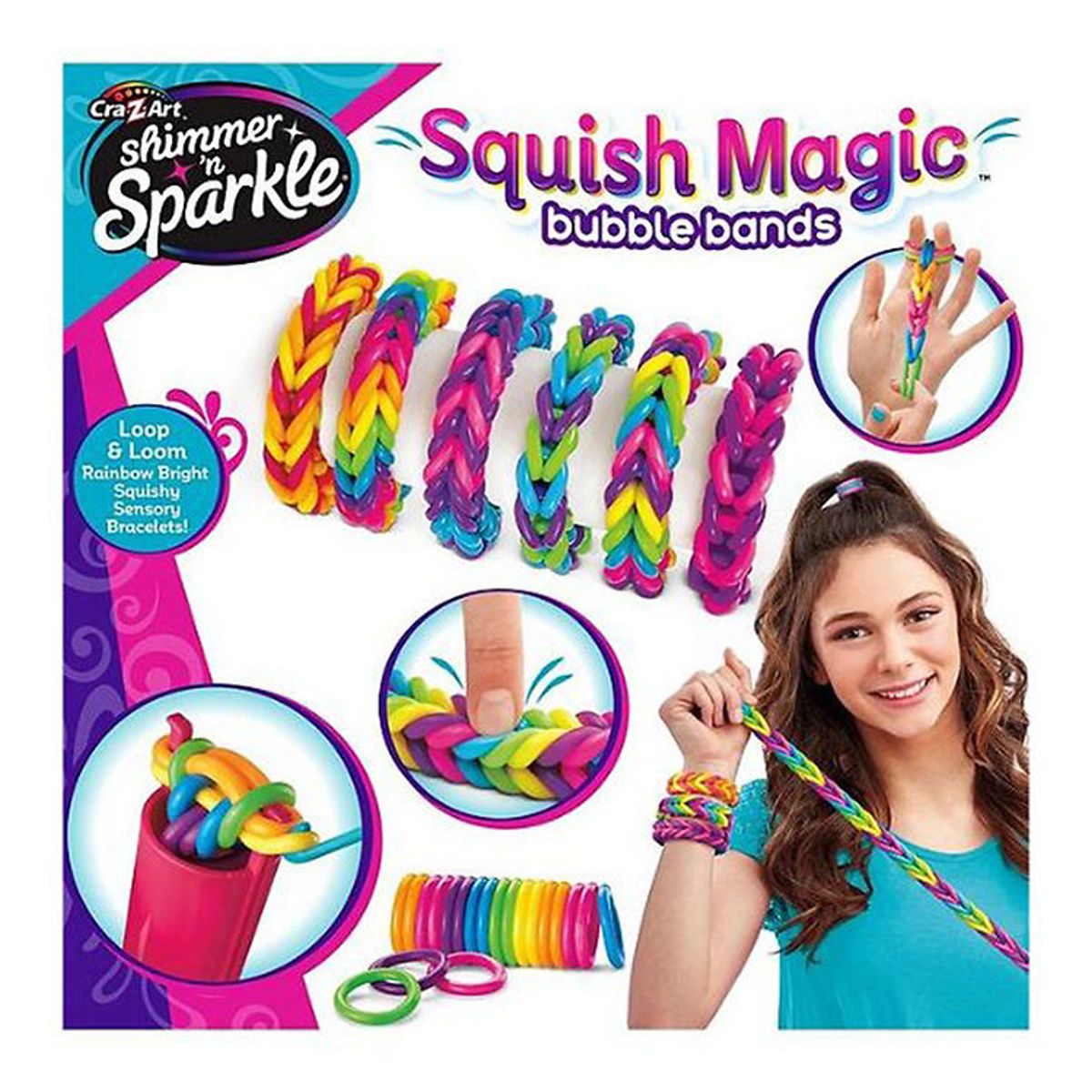 Shimmer N Sparkle Kreasæt - DIY Armbånd - Cra-Z-Loom