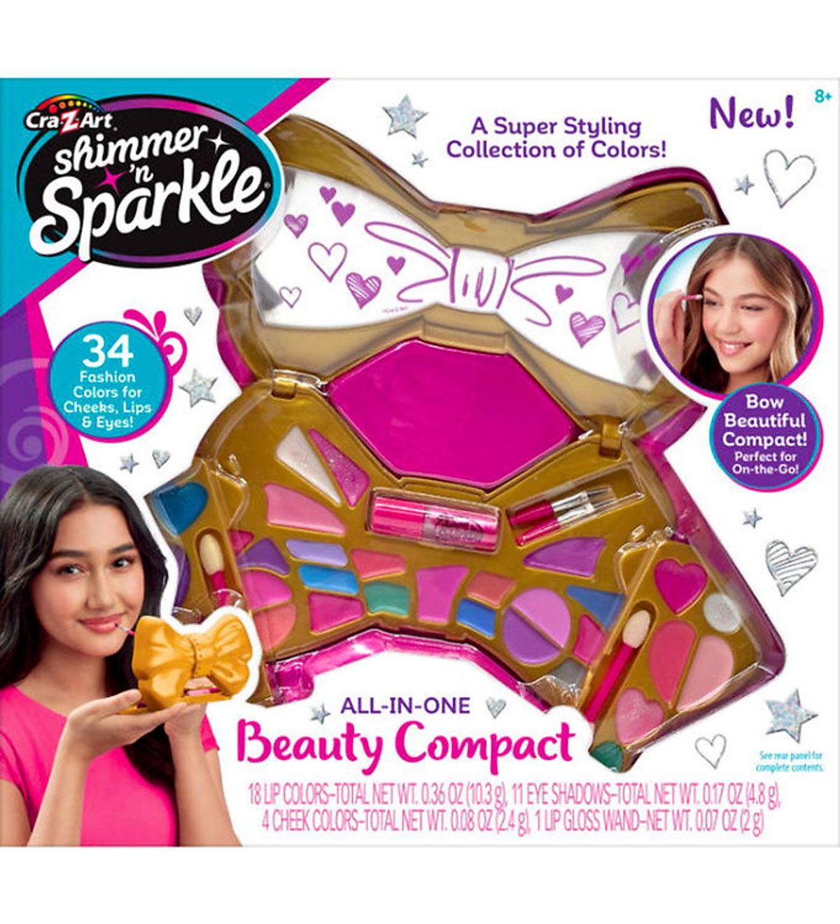 Shimmer N Sparkle Sminke - Bow Beautiful Compact