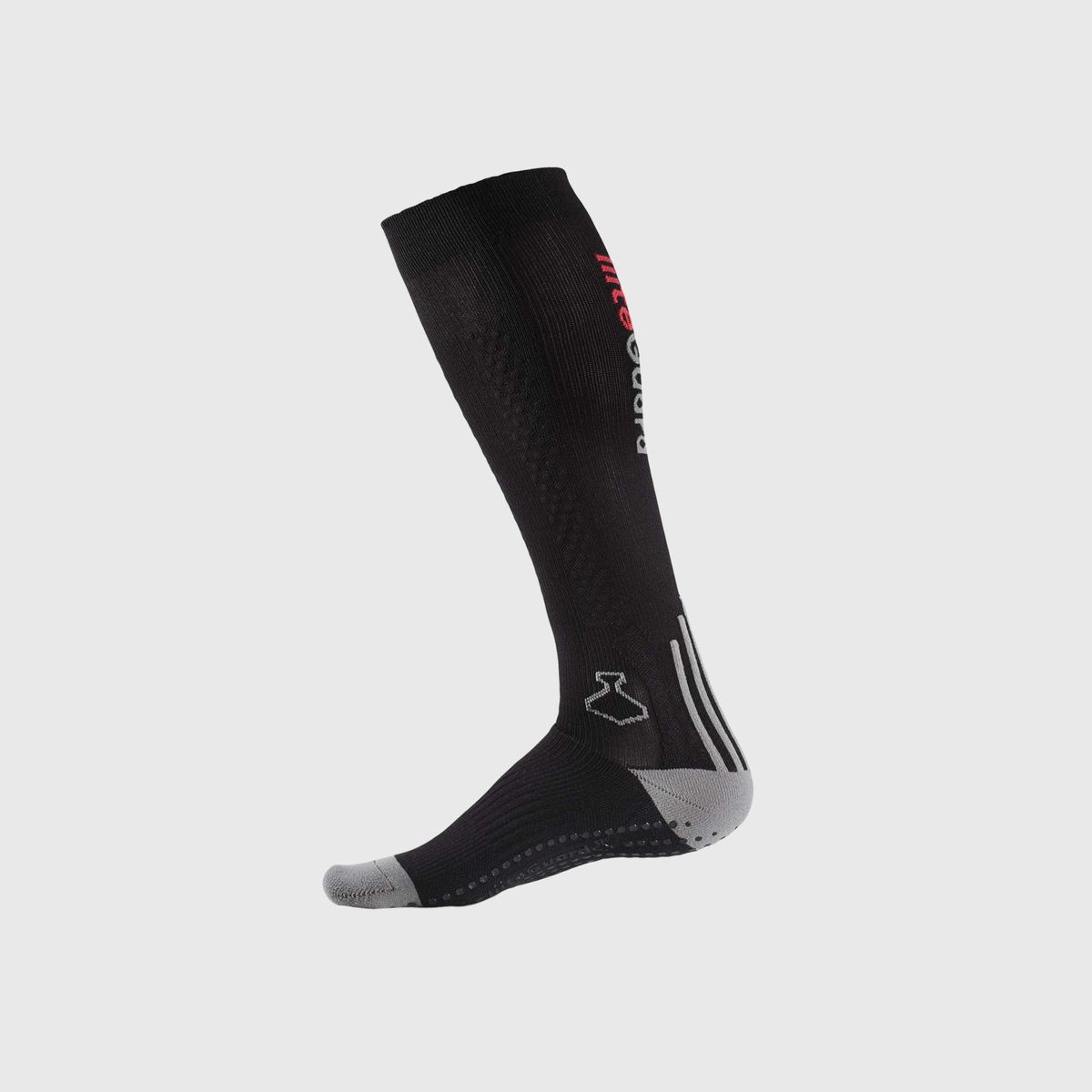 SHIN-TECH GRIP RUNNING SOCK - Black