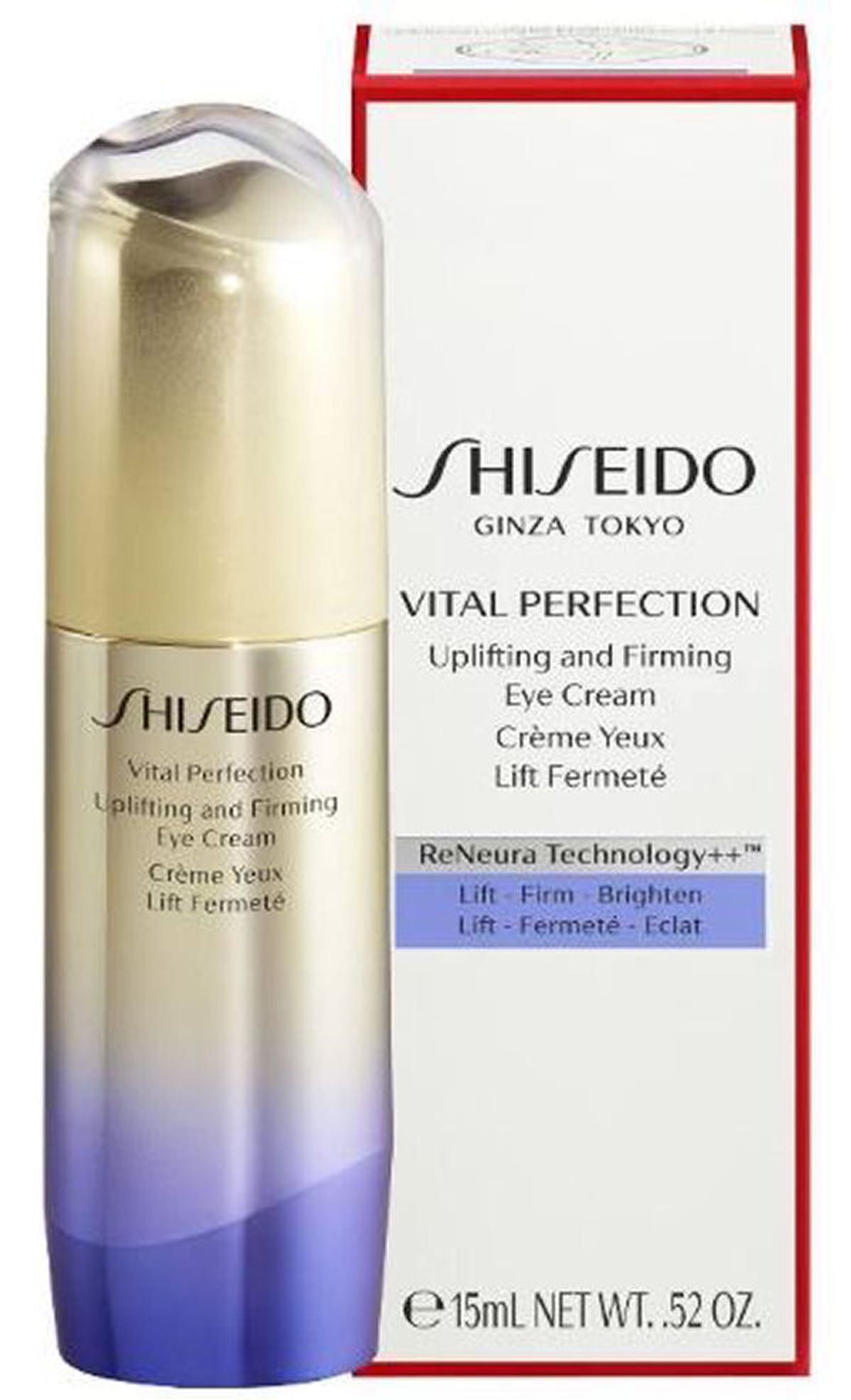 Shiseido ginza tokyo vital perfection uplifting and firming eye cream 15ml