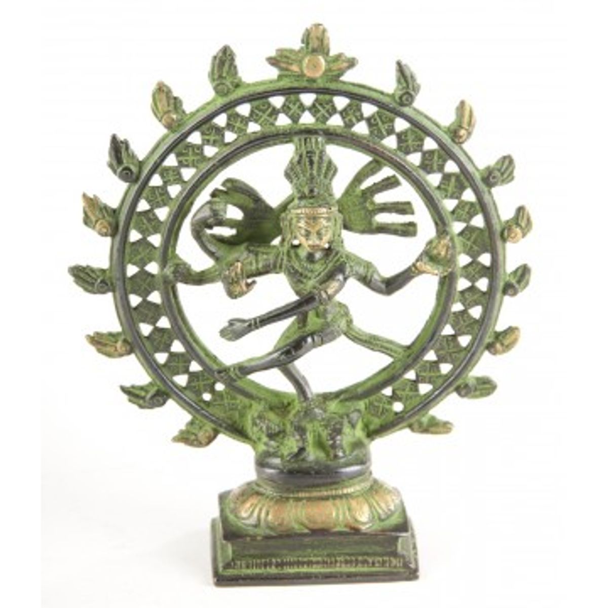 Shiva 15 cm messing - Shiva figurer - GodKarmaShop