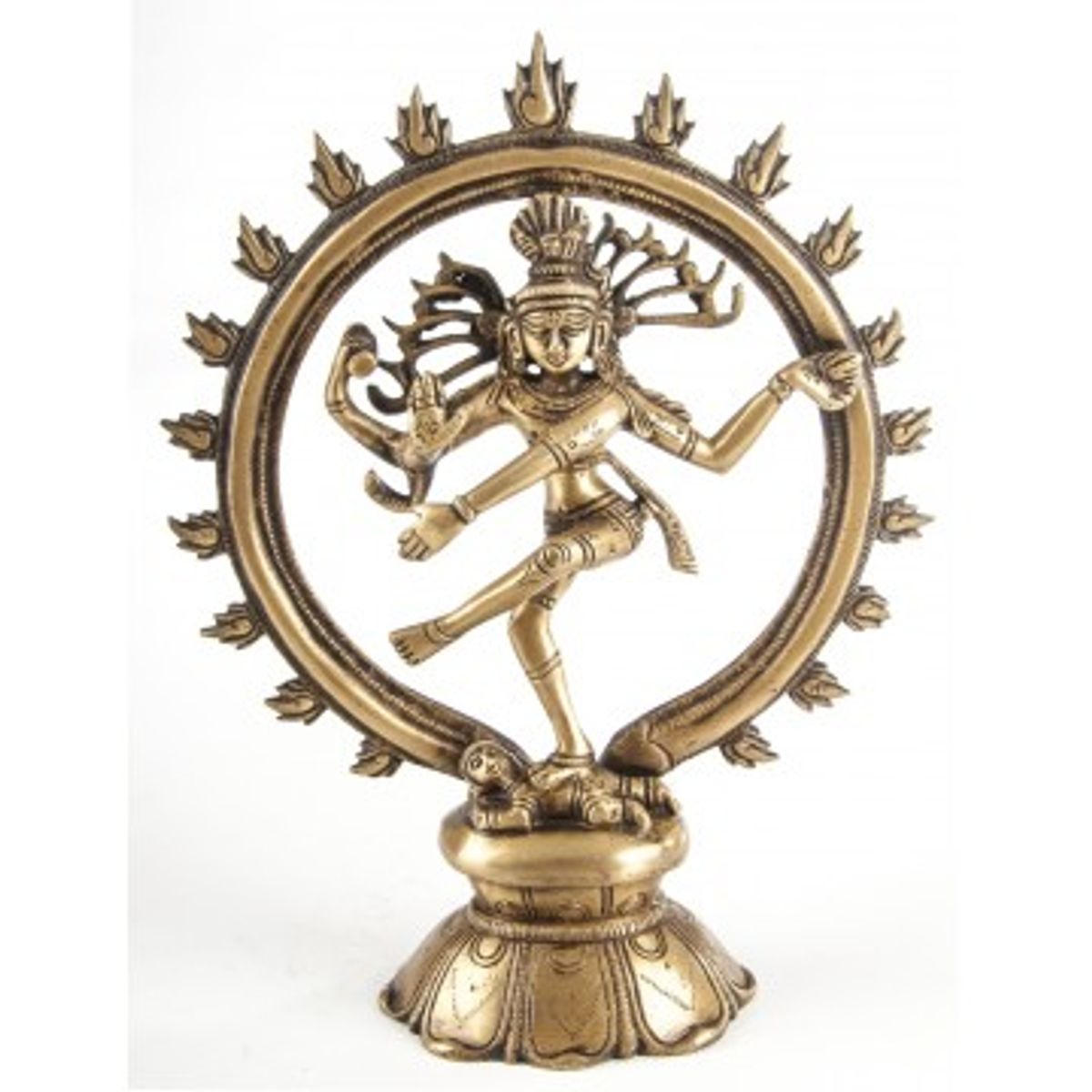 Shiva Nataraj messing 24 cm - Shiva figurer - GodKarmaShop