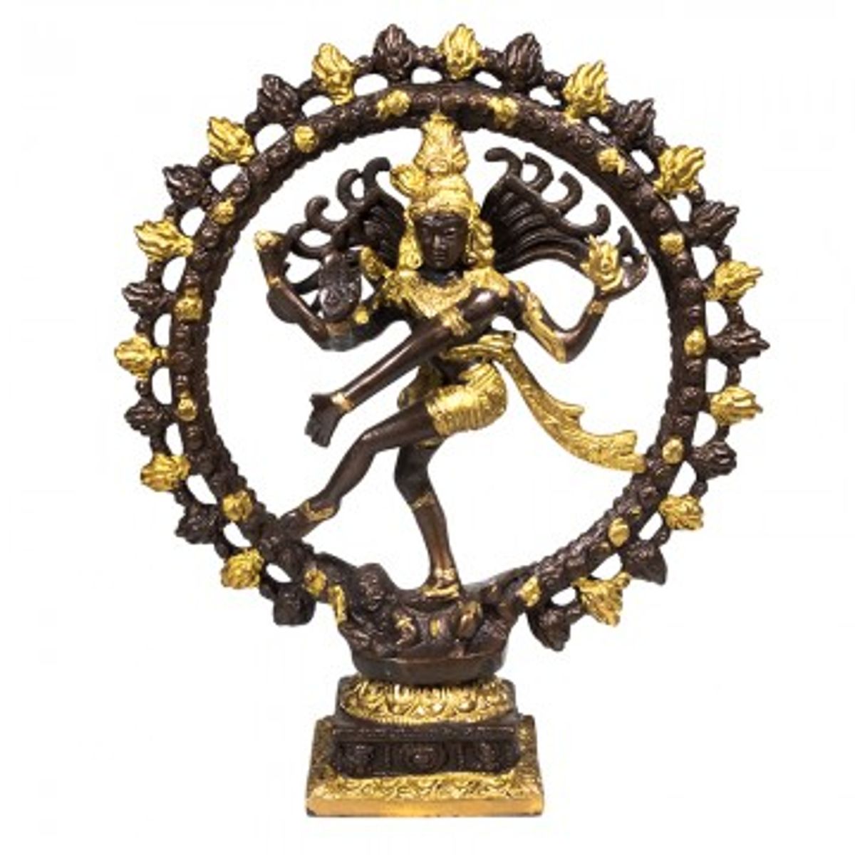 Shiva Nataraj messing - Shiva figurer - GodKarmaShop