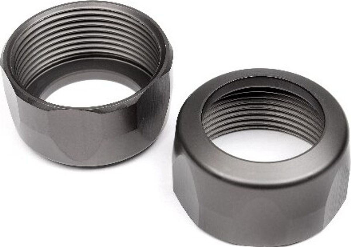 Shock Cap 20x12mm (gunmetal (2/pcs) - Hp102154 - Hpi Racing