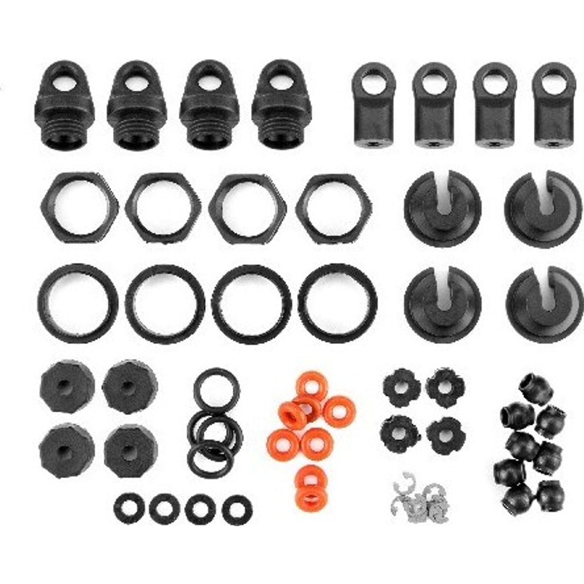 Shock Parts Set (4 Shocks) - Hp117047 - Hpi Racing