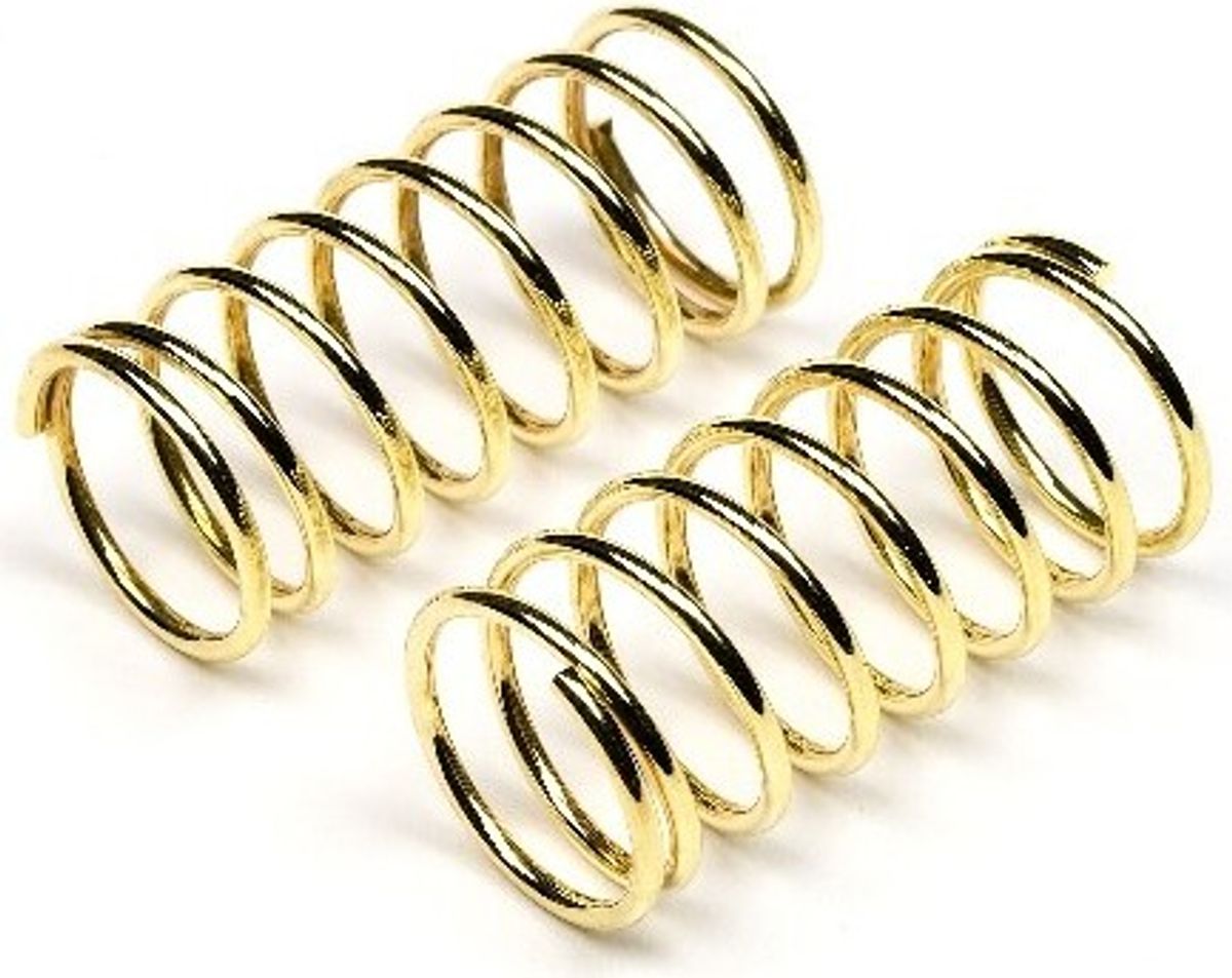 Shock Spring 11x28x1.1mm 8 Coils (gold/2pcs) - Hp87277 - Hpi Racing