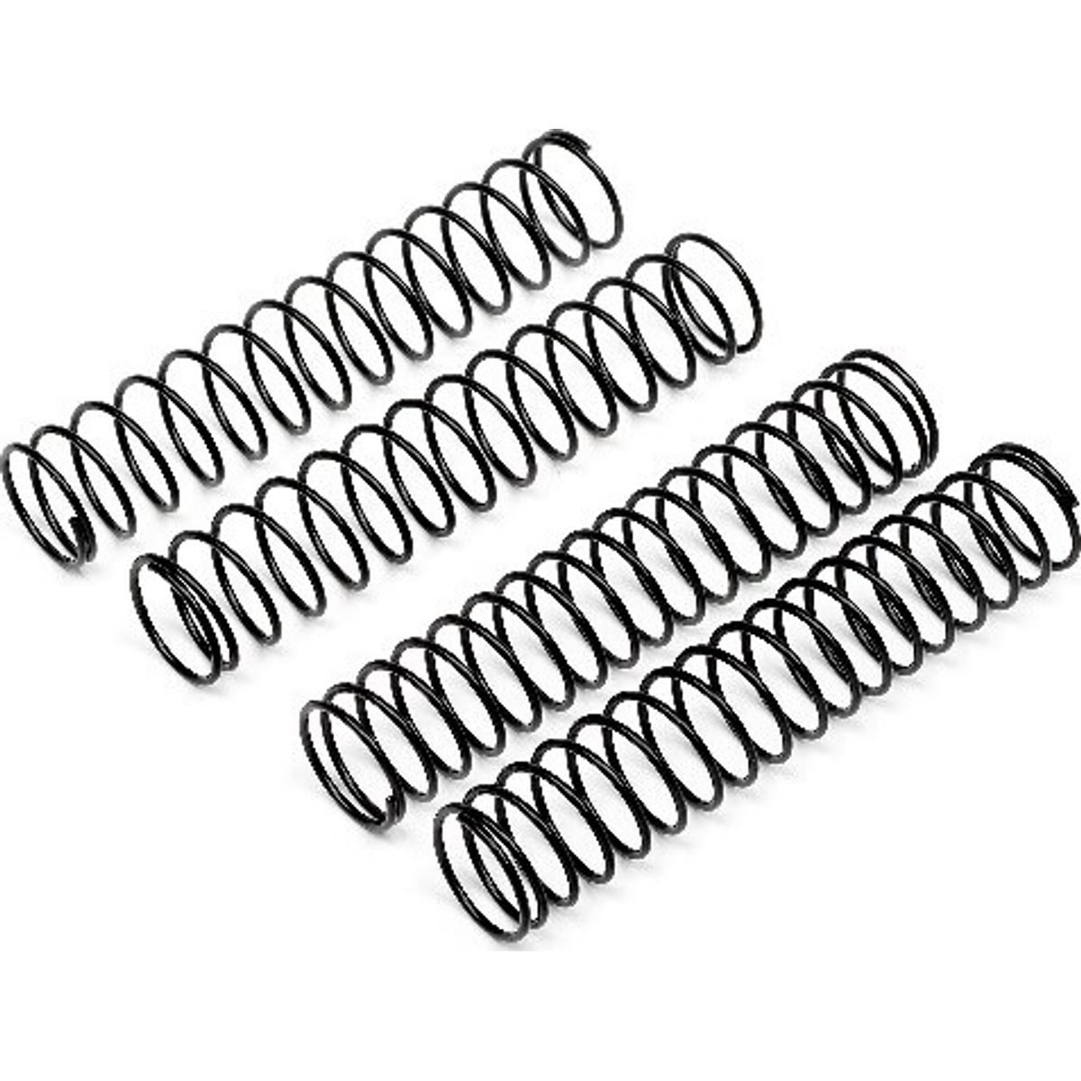 Shock Spring Set (front/rear/black/4pcs) - Hp102600 - Hpi Racing