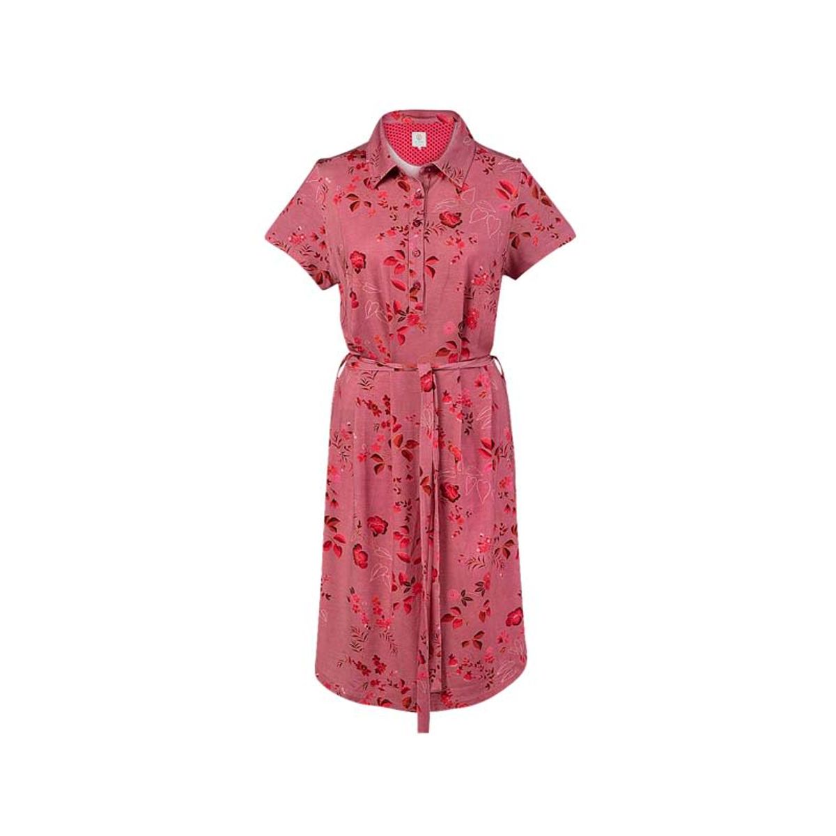 Short Sleeve Nightdress Tokyo Blossom Red-XX-Large