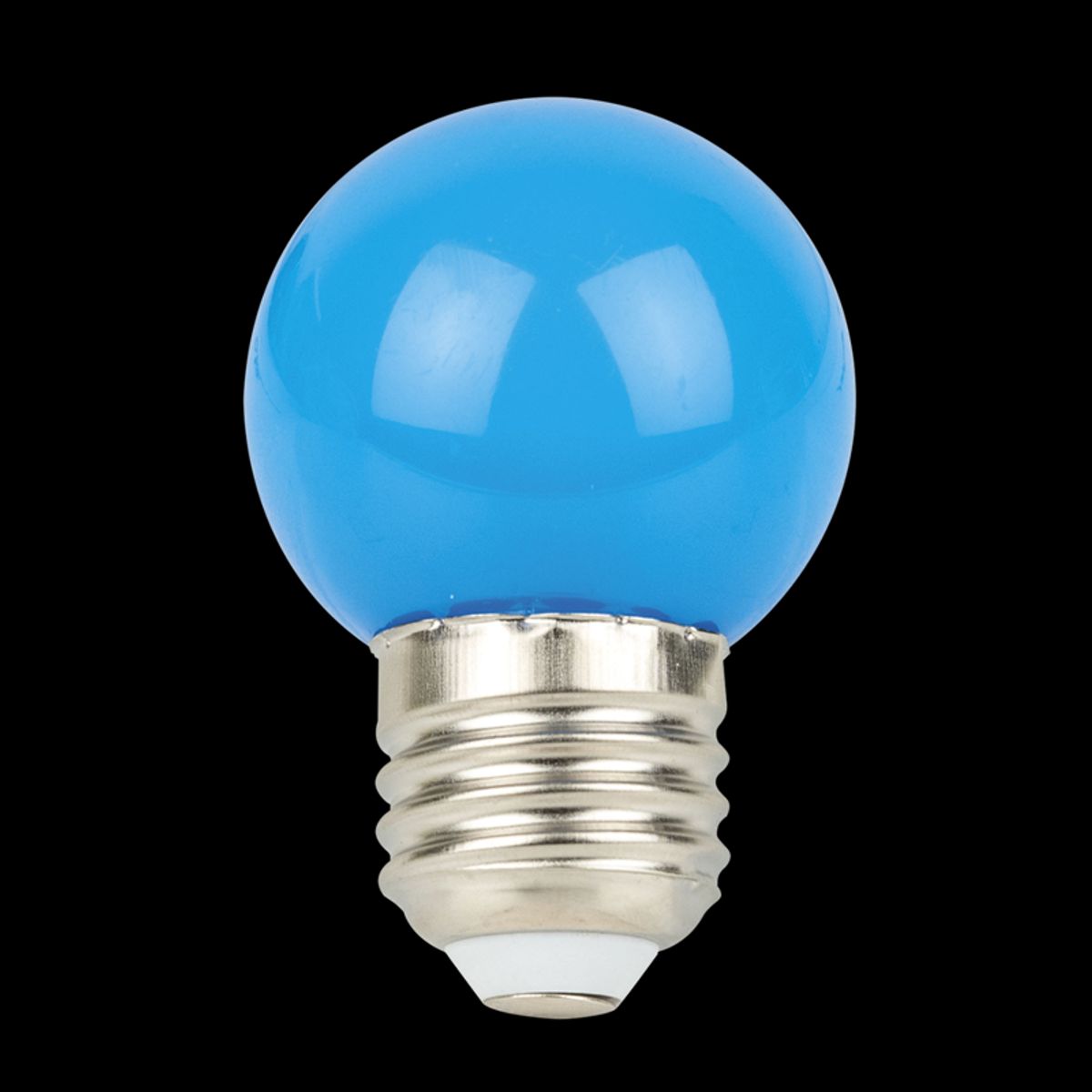 Showgear G45 LED Bulb E27 1 W - blue - non-dimmable